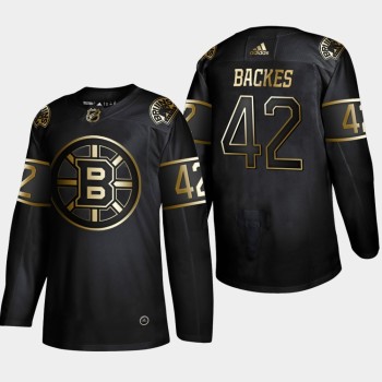 Men's Boston Bruins #42 David Backes Black Golden Edition Stitched NHL Jersey Men's Boston Bruins #42 David Backes Black Golden Edition Stitched NHL Jersey