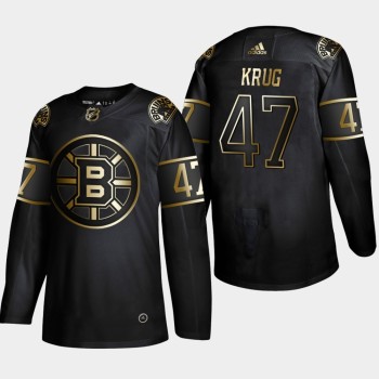 Men's Boston Bruins #47 Torey Krug Black Golden Edition Stitched NHL Jersey Men's Boston Bruins #47 Torey Krug Black Golden Edition Stitched NHL Jersey