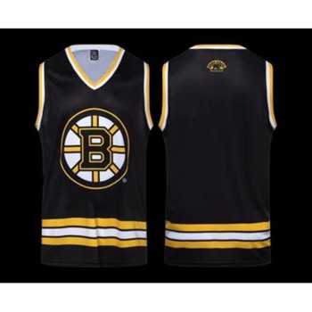 Men's Boston Bruins Black Tank Jersey Men's Boston Bruins Black Tank Jersey