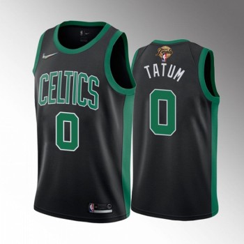 Men's Boston Celtics #0 Jayson Tatum 2022 Black NBA Finals Stitched Jersey Men's Boston Celtics #0 Jayson Tatum 2022 Black NBA Finals Stitched Jersey