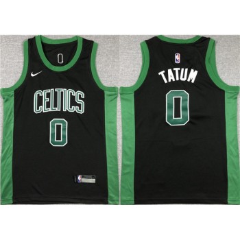 Men's Boston Celtics #0 Jayson Tatum Black Stitched Basketball Jersey Men's Boston Celtics #0 Jayson Tatum Black Stitched Basketball Jersey