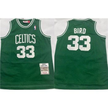 Men's Boston Celtics #33 Larry Bird 1995-96 Green Throwback Stitched Jersey Men's Boston Celtics #33 Larry Bird 1995-96 Green Throwback Stitched Jersey