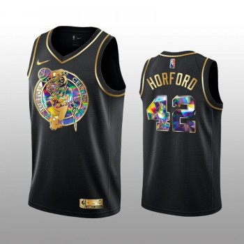 Men's Boston Celtics #42 Al Horford 2021/22 Black Golden Edition 75th Anniversary Diamond Logo Stitched Basketball Jersey Men's Boston Celtics #42 Al Horford 2021/22 Black Golden Edition 75th Anniversary Diamond Logo Stitched Basketball Jersey