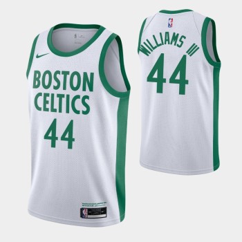 Men's Boston Celtics #44 Robert Williams III 2020-21 White City Edition Swingman Stitched NBA Jersey Men's Boston Celtics #44 Robert Williams III 2020-21 White City Edition Swingman Stitched NBA Jersey