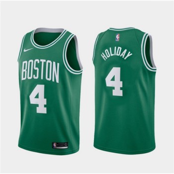 Men's Boston Celtics #4 Jrue Holiday Green 2023 Icon Edition Stitched Basketball Jersey Men's Boston Celtics #4 Jrue Holiday Green 2023 Icon Edition Stitched Basketball Jersey