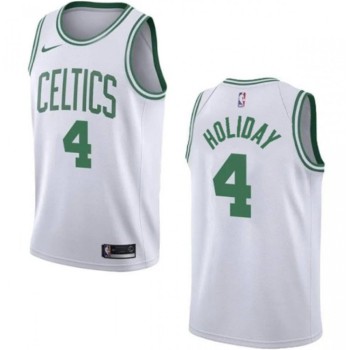 Men's Boston Celtics #4 Jrue Holiday White 2023 Association Edition Stitched Basketball Jersey Men's Boston Celtics #4 Jrue Holiday White 2023 Association Edition Stitched Basketball Jersey