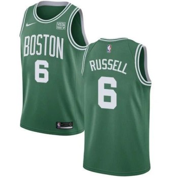 Men's Boston Celtics #6 Bill Russell Green Stitched Basketball Jersey Men's Boston Celtics #6 Bill Russell Green Stitched Basketball Jersey