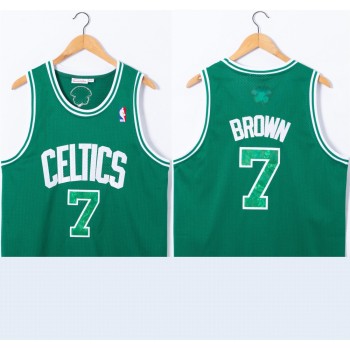 Men's Boston Celtics #7 Jaylen Brown Green Stitched Jersey Men's Boston Celtics #7 Jaylen Brown Green Stitched Jersey