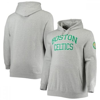 Men's Boston Celtics Grey Pullover Hoodie Men's Boston Celtics Grey Pullover Hoodie