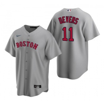 Men's Boston Red Sox #11 Rafael Devers Grey Cool Base Stitched Jersey Men's Boston Red Sox #11 Rafael Devers Grey Cool Base Stitched Jersey
