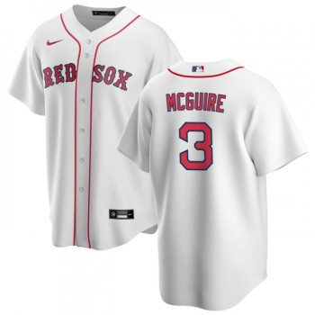 Men's Boston Red Sox #3 Reese McGuire White Cool Base Stitched Baseball Jersey Men's Boston Red Sox #3 Reese McGuire White Cool Base Stitched Baseball Jersey