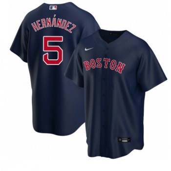 Men's Boston Red Sox #5 Kike Hern Men's Boston Red Sox #5 Kike Hern