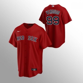 Men's Boston Red Sox #99 Alex Verdugo Red Cool Base Stitched Jersey Men's Boston Red Sox #99 Alex Verdugo Red Cool Base Stitched Jersey
