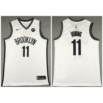 Men's Brooklyn Nets #11 Kyrie Irving 2020 White Stitched Jersey Men's Brooklyn Nets #11 Kyrie Irving 2020 White Stitched Jersey