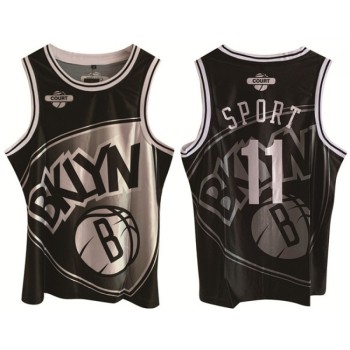Men's Brooklyn Nets #11 Kyrie Irving Black Print Basketball Jersey Men's Brooklyn Nets #11 Kyrie Irving Black Print Basketball Jersey