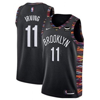Men's Brooklyn Nets #11 Kyrie Irving Black Stitched Basketball Jersey Men's Brooklyn Nets #11 Kyrie Irving Black Stitched Basketball Jersey