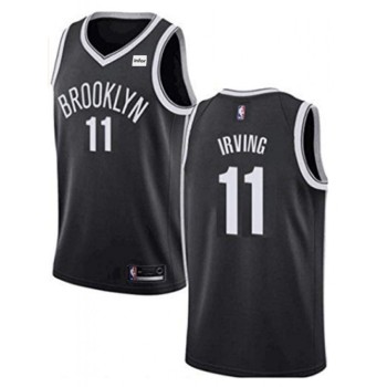 Men's Brooklyn Nets #11 Kyrie Irving Black Stitched NBA Jersey Men's Brooklyn Nets #11 Kyrie Irving Black Stitched NBA Jersey