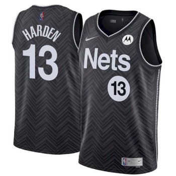 Men's Brooklyn Nets #13 James Harden Black Stitched NBA Jersey Men's Brooklyn Nets #13 James Harden Black Stitched NBA Jersey