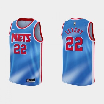 Men's Brooklyn Nets #22 Caris LeVert 2020-2021 Blue Dri-FIT Hardwood Classic Stitched NBA Jersey Men's Brooklyn Nets #22 Caris LeVert 2020-2021 Blue Dri-FIT Hardwood Classic Stitched NBA Jersey