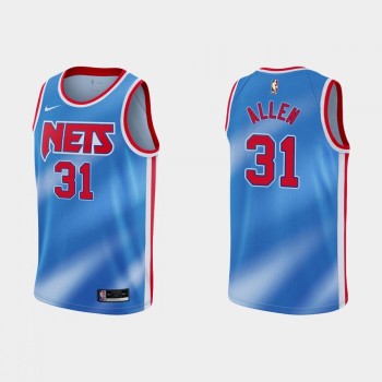 Men's Brooklyn Nets #31 Jarrett Allen 2020-2021 Blue Dri-FIT Hardwood Classic Stitched NBA Jersey Men's Brooklyn Nets #31 Jarrett Allen 2020-2021 Blue Dri-FIT Hardwood Classic Stitched NBA Jersey