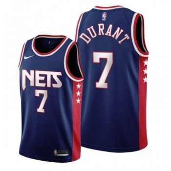 Men's Brooklyn Nets #7 Kevin Durant 2021/22 Navy City Edition Stitched Jersey Men's Brooklyn Nets #7 Kevin Durant 2021/22 Navy City Edition Stitched Jersey