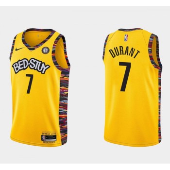 Men's Brooklyn Nets #7 Kevin Durant Amarillo Swingman Stitched NBA Jersey Men's Brooklyn Nets #7 Kevin Durant Amarillo Swingman Stitched NBA Jersey