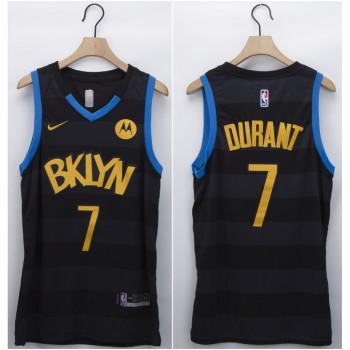 Men's Brooklyn Nets #7 Kevin Durant Black Fashion Edition Stitched NBA Jersey Men's Brooklyn Nets #7 Kevin Durant Black Fashion Edition Stitched NBA Jersey
