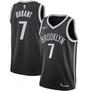 Men's Brooklyn Nets #7 Kevin Durant Black Icon Edition Swingman Stitched Jersey Men's Brooklyn Nets #7 Kevin Durant Black Icon Edition Swingman Stitched Jersey