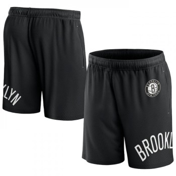 Men's Brooklyn Nets Black Free Throw Mesh Shorts Men's Brooklyn Nets Black Free Throw Mesh Shorts