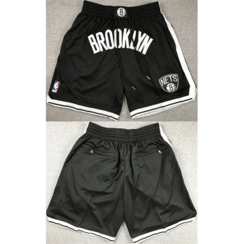 Men's Brooklyn Nets Black Shorts (Run Small) Men's Brooklyn Nets Black Shorts (Run Small)