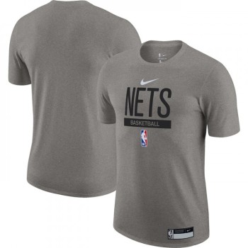 Men's Brooklyn Nets Grey 2022/23 Legend On-Court Practice Performance T-Shirt Men's Brooklyn Nets Grey 2022/23 Legend On-Court Practice Performance T-Shirt