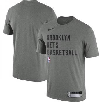 Men's Brooklyn Nets Heather Gray 2023/24 Sideline Legend Performance Practice T-Shirt Men's Brooklyn Nets Heather Gray 2023/24 Sideline Legend Performance Practice T-Shirt