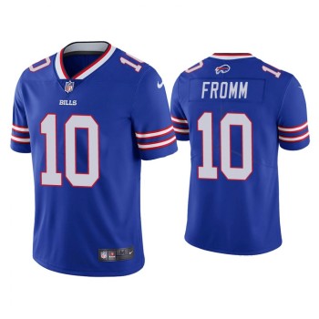 Men's Buffalo Bills #10 Jake Fromm Blue Vapor Untouchable Limited Stitched Jersey Men's Buffalo Bills #10 Jake Fromm Blue Vapor Untouchable Limited Stitched Jersey