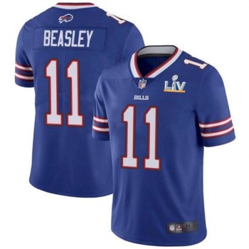 Men's Buffalo Bills #11 Cole Beasley Blue 2021 Super Bowl LV Stitched NFL Jersey Men's Buffalo Bills #11 Cole Beasley Blue 2021 Super Bowl LV Stitched NFL Jersey