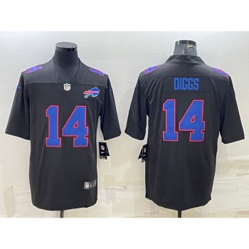 Men's Buffalo Bills #14 Stefon Diggs Black Vapor Untouchable Limited Stitched Jersey Men's Buffalo Bills #14 Stefon Diggs Black Vapor Untouchable Limited Stitched Jersey