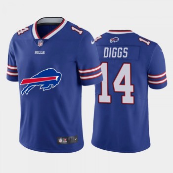 Men's Buffalo Bills #14 Stefon Diggs Blue 2020 Team Big Logo Limited Stitched Jersey Men's Buffalo Bills #14 Stefon Diggs Blue 2020 Team Big Logo Limited Stitched Jersey