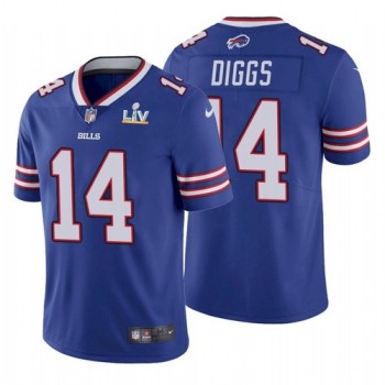 Men's Buffalo Bills #14 Stefon Diggs Blue 2021 Super Bowl LV Stitched NFL Jersey Men's Buffalo Bills #14 Stefon Diggs Blue 2021 Super Bowl LV Stitched NFL Jersey