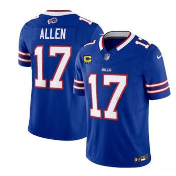 Men's Buffalo Bills #17 Josh Allen Blue 2023 F.U.S.E. With 4-Star C Patch Vapor Untouchable Limited Stitched Jersey Men's Buffalo Bills #17 Josh Allen Blue 2023 F.U.S.E. With 4-Star C Patch Vapor Untouchable Limited Stitched Jersey