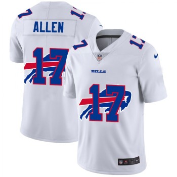 Men's Buffalo Bills #17 Josh Allen White Shadow Logo Limited Stitched Jersey Men's Buffalo Bills #17 Josh Allen White Shadow Logo Limited Stitched Jersey