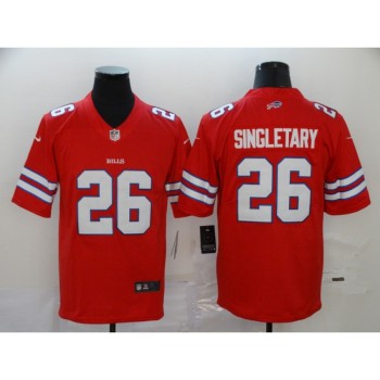 Men's Buffalo Bills #26 Devin Singletary Red Vapor Untouchable Limited Stitched NFL Jersey Men's Buffalo Bills #26 Devin Singletary Red Vapor Untouchable Limited Stitched NFL Jersey