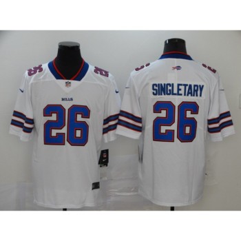 Men's Buffalo Bills #26 Devin Singletary White Vapor Untouchable Limited Stitched NFL Jersey Men's Buffalo Bills #26 Devin Singletary White Vapor Untouchable Limited Stitched NFL Jersey