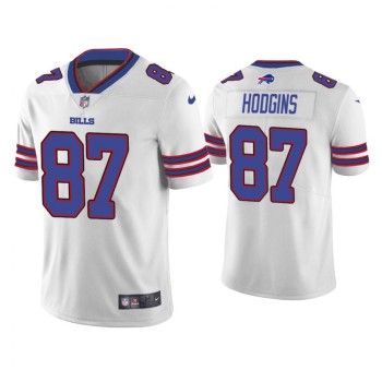 Men's Buffalo Bills #87 Isaiah Hodgins White Vapor Untouchable Limited Stitched Jersey Men's Buffalo Bills #87 Isaiah Hodgins White Vapor Untouchable Limited Stitched Jersey