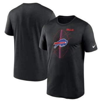 Men's Buffalo Bills Black Legend Icon Performance T-Shirt Men's Buffalo Bills Black Legend Icon Performance T-Shirt