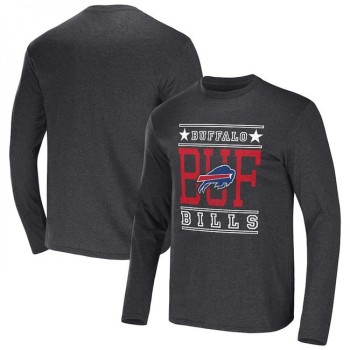Men's Buffalo Bills Heathered Charcoal x Darius Rucker Collection Long Sleeve T-Shirt Men's Buffalo Bills Heathered Charcoal x Darius Rucker Collection Long Sleeve T-Shirt