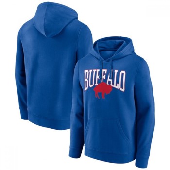 Men's Buffalo Bills Royal Gridiron Classics Campus Standard Pullover Hoodie Men's Buffalo Bills Royal Gridiron Classics Campus Standard Pullover Hoodie