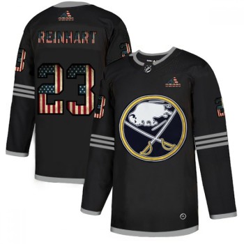 Men's Buffalo Sabres #23 Sam Reinhart Grey 2020 USA Flag Stitched NHL Jersey Men's Buffalo Sabres #23 Sam Reinhart Grey 2020 USA Flag Stitched NHL Jersey