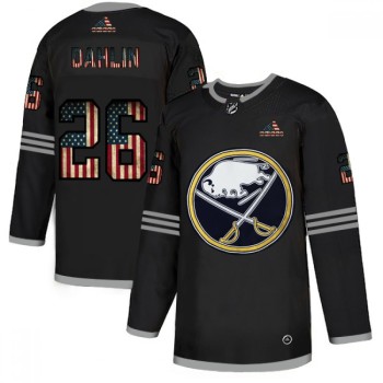 Men's Buffalo Sabres #26 Rasmus Dahlin Grey 2020 USA Flag Stitched NHL Jersey Men's Buffalo Sabres #26 Rasmus Dahlin Grey 2020 USA Flag Stitched NHL Jersey
