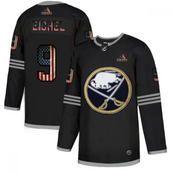Men's Buffalo Sabres #9 Jack Eichel Grey 2020 USA Flag Stitched NHL Jersey Men's Buffalo Sabres #9 Jack Eichel Grey 2020 USA Flag Stitched NHL Jersey