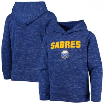 Men's Buffalo Sabres Royal Logo Scuba Pullover Hoodie Men's Buffalo Sabres Royal Logo Scuba Pullover Hoodie
