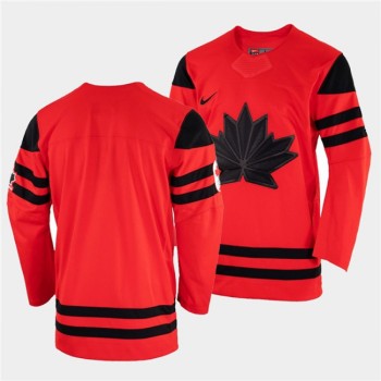 Men's Canada Hockey Blank 2022 Beijing Winter Olympic Red Stitched Jersey Men's Canada Hockey Blank 2022 Beijing Winter Olympic Red Stitched Jersey